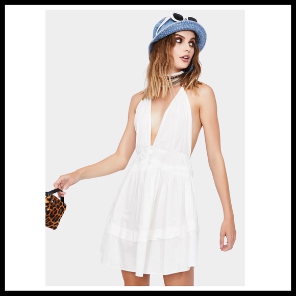 FREE PEOPLE BOHO FLOWY SLEEVELESS MINI DRESS A2C - Picture 14 of 16